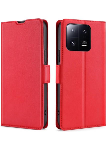 Xiaomi 13 Pro Için Yan Toka Pu Telefon Kılıfı (Yurt Dışından) fiyatları