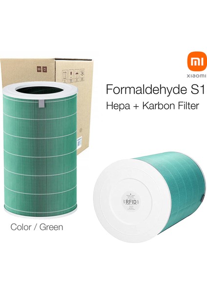 Pro Xiaomi Mi Air Purifier Pro Filtre Yeşil Formaldehit S1 fırsatları