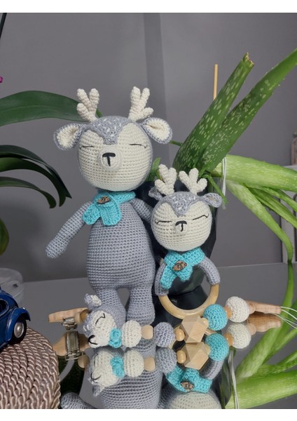 Amigurumi Geyik Yenidoğan Set