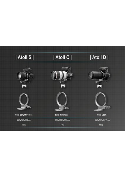 Corner Atoll D Vertical Maunt (Silver)