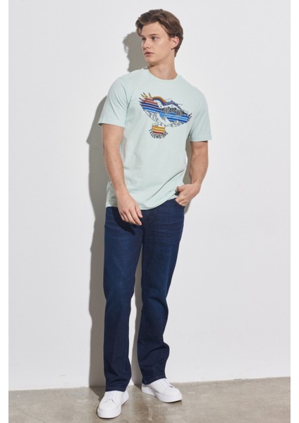 Regular Fit Normal Kesim %100 Pamuk Bisiklet Yaka Açık Pembe Tişört indirimleri