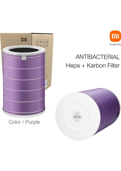 2h Xiaomi Mi Air Purifier 2h Filtre Mor Antibakteriyel