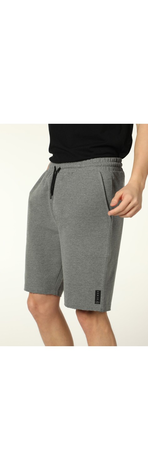 Defy's Erkek Paça Ve Etiket Detaylı Cepli Regular Fit Şort Siyah görsel 8