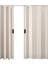 260 x 215 Beyaz Renk Camsız Çift Açılım Pvc Akordiyon Katlanır Kapı FRNAKMODEL-258 3