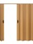 200 x 230 Meşe Renk Camsız Çift Açılım Pvc Akordiyon Katlanır Kapı FRNAKMODEL-189 4