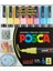 Uni Posca Pc-3m 0.9-1.3 mm Su Bazlı Boyama Markörü Seti Soft Renkler 8 Renk 1