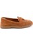 Taba Süet Hakiki Deri Kadın Loafer Ayakkabı K01269354102 2