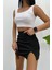Kadın Askılı Crop Top Bluz 2