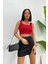 Kadın Askılı Crop Top Bluz 3