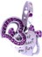 Taşlı Şeytan Kalp Charm | 925 Ayar Gümüş 1