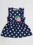 Puanlı Çilek Kız Bebek Poplin Elbise 3
