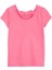 Küçük Kız Çocuk Kısa Kollu Tshirt Pembe 2