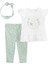 Kız Bebek Hırkalı Set 3'lü Paket Yeşil 1