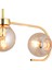 Diaspor 3lü Gold Modern Sarkıt Genç Odası Yatak Odası Retro Salon Avize 4