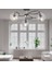 Rodonit 3lü Siyah Krom Füme Camlı Modern Sarkıt Genç Odası Yatak Odası Retro Salon Avize 1