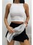 Kadın Halter Yaka Crop Bluz 1