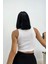 Kadın Halter Yaka Crop Bluz 5