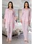 3044 Dantel Sabahlıklı Lohusa Pijama 1