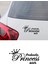 Arabada Prenses Var Araba Sticker Yapıştırması 20X10CM 2
