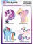 Ütü Ile Yapışan Tekstil Baskı Görseli My Little Pony Unicorn 1