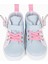 Pembe Puantiye Desenli Kurdele Detaylı Cırt Cırtlı Lastikli Açık Mavi Kız Çocuk Günlük Sneaker Spor AYAKKABI-S-1005 3