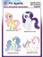 Ütü Ile Yapışan Tekstil Baskı Görseli My Little Pony Unicorn 1