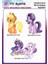 Ütü Ile Yapışan Tekstil Baskı Görseli My Little Pony Unicorn 1