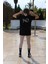 09-14 Yaş Kız Çocuk Siyah Me T-Shirt 2