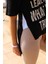 09-14 Yaş Kız Çocuk Siyah Me T-Shirt 4