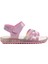 Arz 1222-P Pembe Simli Kız Çocuk Sandalet 2