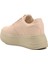 DNP-7421 Bej Kalın Taban Kadın Sneaker 4