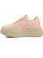 DNP-7421 Bej Kalın Taban Kadın Sneaker 1