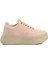 DNP-7421 Bej Kalın Taban Kadın Sneaker 2