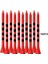 100PCS Golf Tees Şerit Işaret Ölçeği Kırılmaz Golf Akıntıları 70MM Kırmızı (Yurt Dışından) 5
