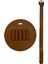 Taşınabilir Golf Tee Tutucu Asma Kayış Bel Pack Pu Golf Tee Koşusu Çantası Haki (Yurt Dışından) 1