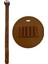 Taşınabilir Golf Tee Tutucu Asma Kayış Bel Pack Pu Golf Tee Koşusu Çantası Haki (Yurt Dışından) 4