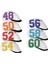 7pcs Golf Demir Başlık Seti Neopren Golf Kulübü Başı Korumayı Kapsar (Yurt Dışından) 2
