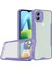 Xiaomi Redmi A1 ile Uyumlu Kılıf Kamera Korumalı Colorful Silikon Kapak - Lila 1