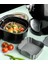 Silikon Airfryer Pişirme Kabı Kabı 18X18X5.5 cm 1