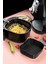 Silikon Airfryer Pişirme Kabı Kabı 18X18X5.5 cm 3