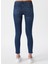 Taş Işlemeli Skinny Mavi Denim Pantolon 4