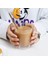 Çift Camlı Çift Cidarlı Cam Kupa 350ml Ev Ofis Fincanı Çift Katlı Isı Yalıtımlı Kulplu Bardak 2Lİ 2