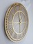 Golden Roma Bronze Model Altın Bronz Renk 50 Cm Dekoratif Aynalı Duvar Saati 2