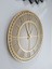 Golden Roma Bronze Model Altın Bronz Renk 50 Cm Dekoratif Aynalı Duvar Saati 4