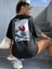 Kadın Siyah Japanese Sırt Baskılı T-Shirt 2