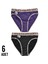 Kadın Diana Bikini Külot 6'lı Çok Renkli Paket 1
