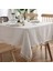 140X160CM Saçaklı Keten Masa Örtüsü (Yurt Dışından) 1