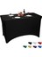 4ft Streç Ziyafet Masa Örtüsü Siyah (Yurt Dışından) 1