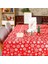 2 x Noel Masa Örtüsü Tek Seferlik Parti (Kırmızı) (Yurt Dışından) 3