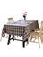 60 x 60 cm Izgaralı Masa Örtüsü (Gri) (Yurt Dışından) 1